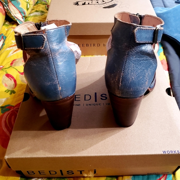 BED STU OPEN TOED BOOTS - Picture 4 of 5